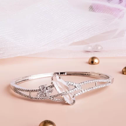 HAMSINI Bangle Bracelet | American Diamond